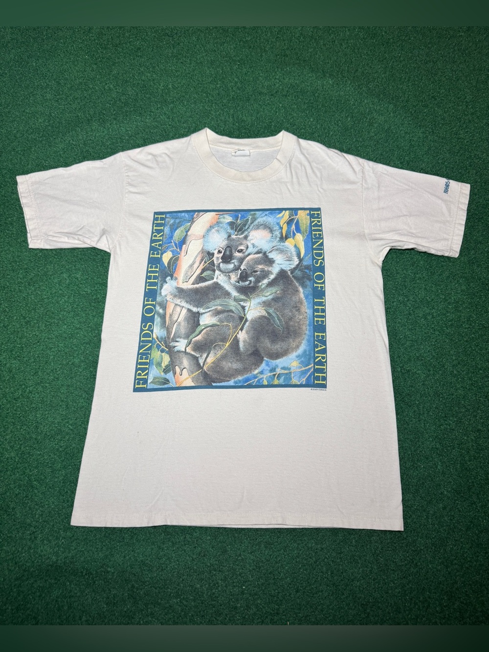 Koala Bear Vintage T Shirt 90s Friends Of The Earth Down To Earth Shirt Large